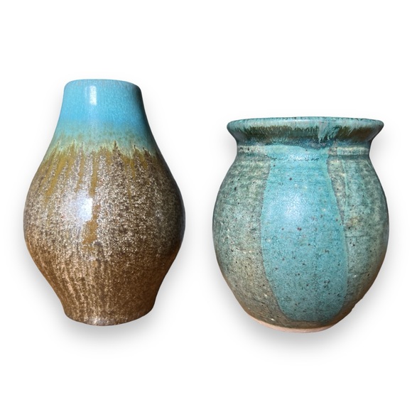 Vintage Small Pottery Vases - Picture 2 of 2